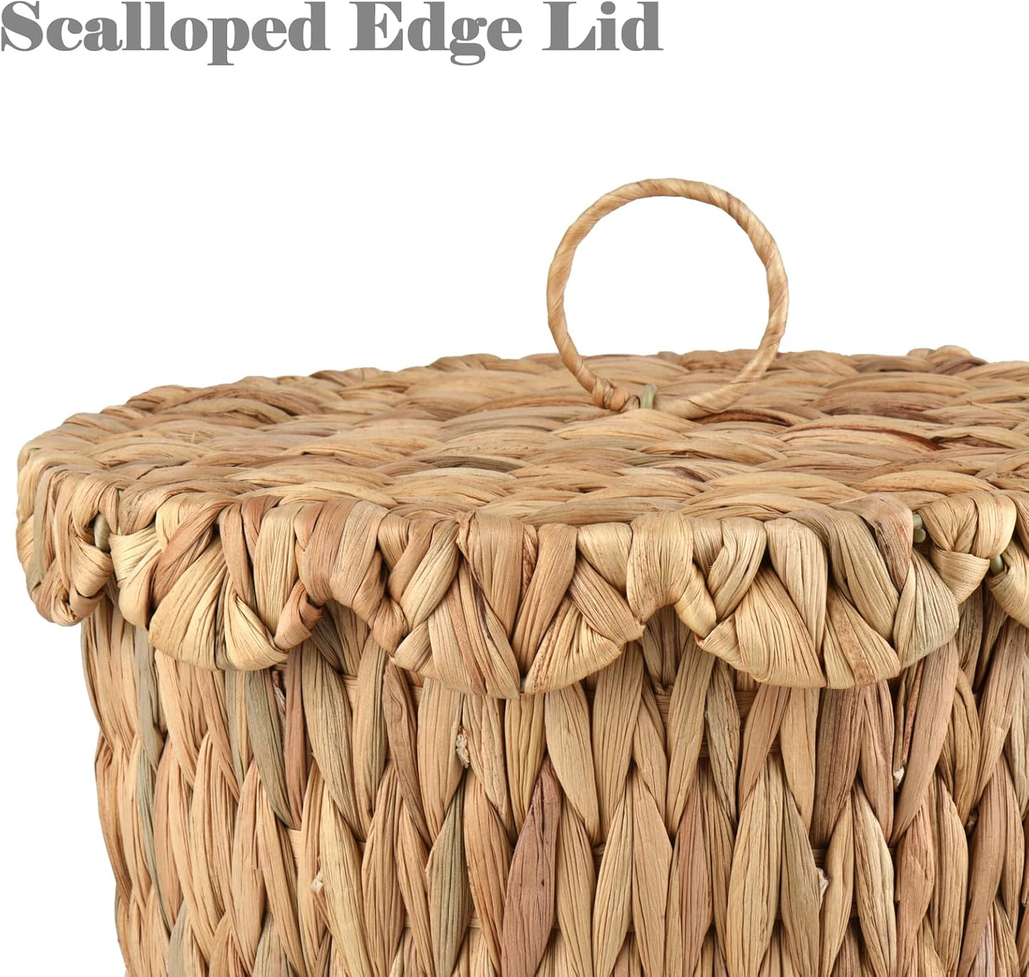 Wicker Waste Basket / 2.6 Gallon