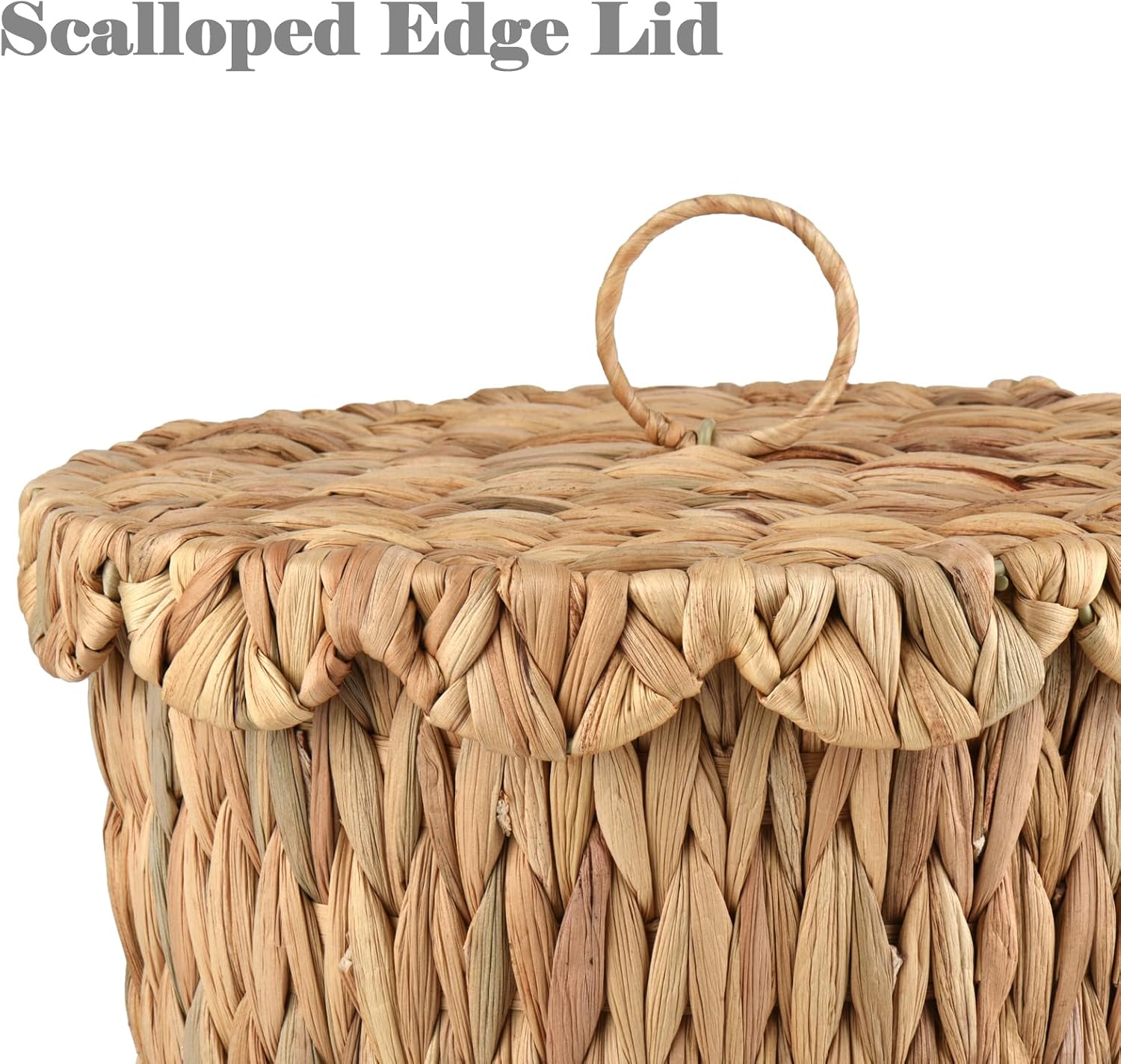 Wicker Waste Basket / 2.6 Gallon