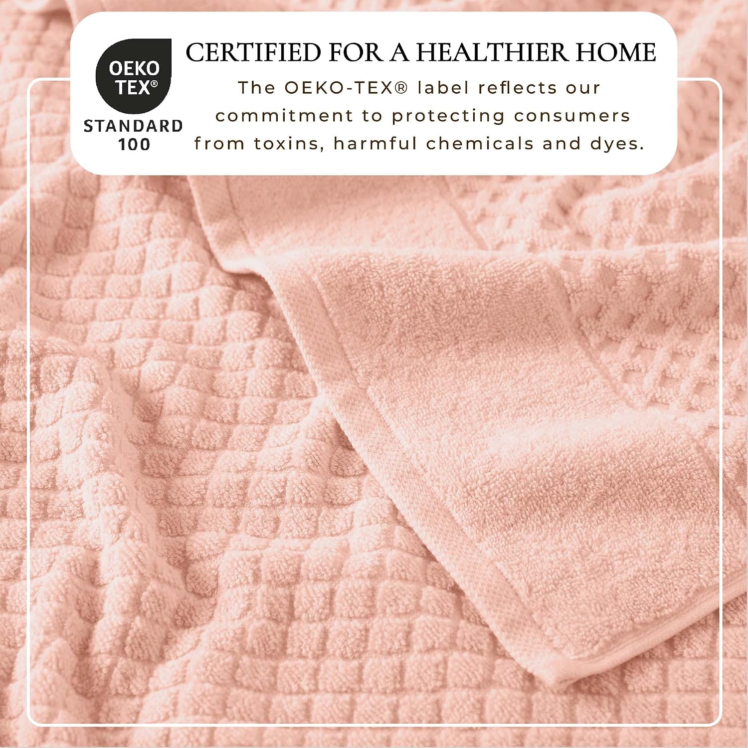 Great Bay Home Bath Towels - 100% Cotton 4 Pack 54x27 Bath Towel Set - Absorbent, Durable, Quick-Dry Towels for