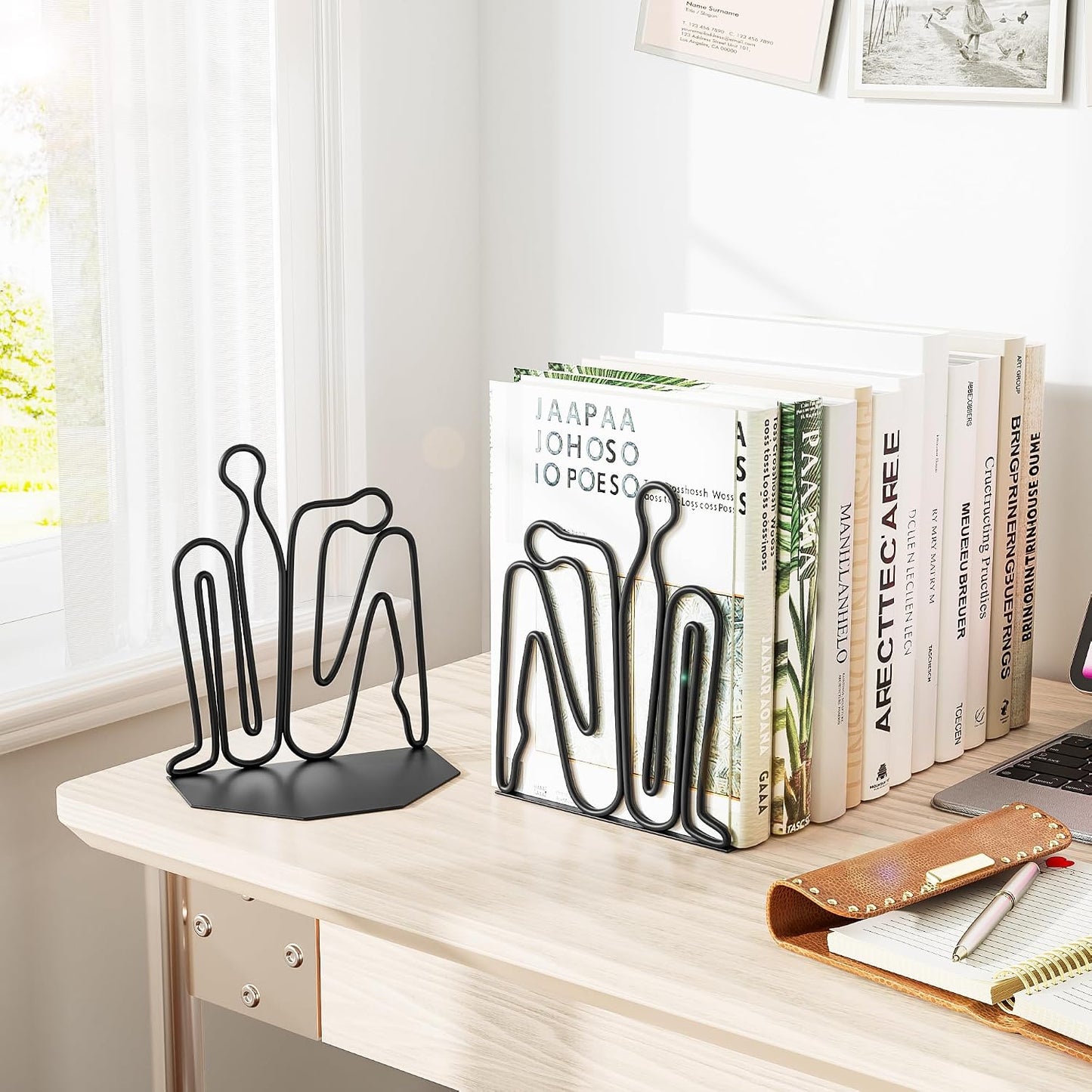 Metal Novelty Bookends / Heavy Duty Book