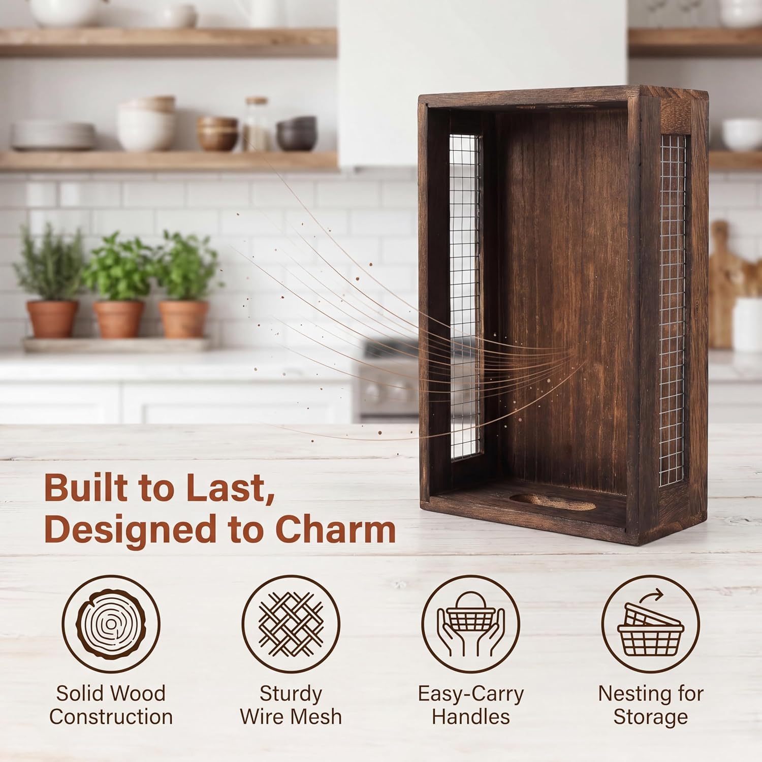Rustic Nesting Boxes / Set of 2