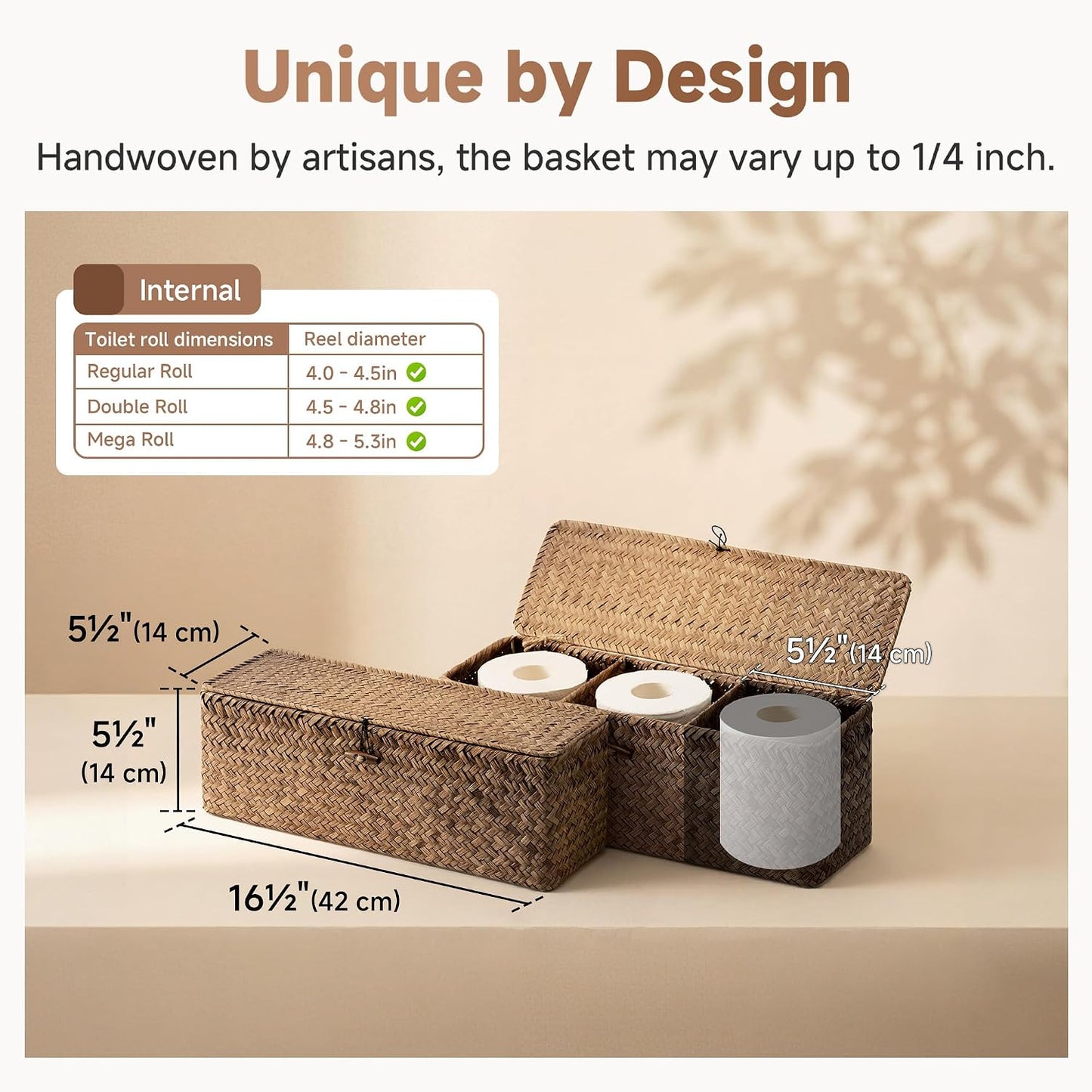 Large Wicker Baskets / Natural