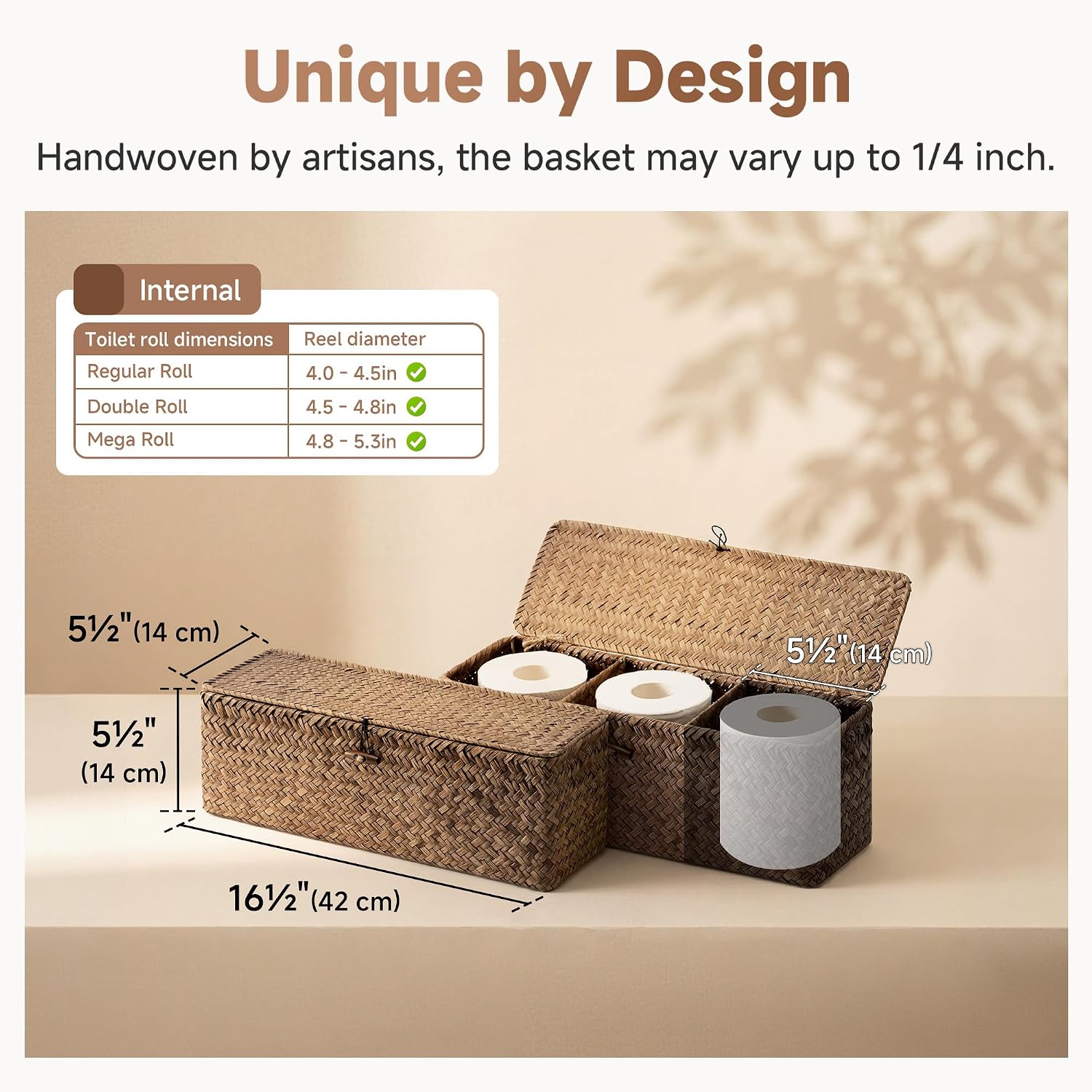 Large Wicker Baskets / Natural