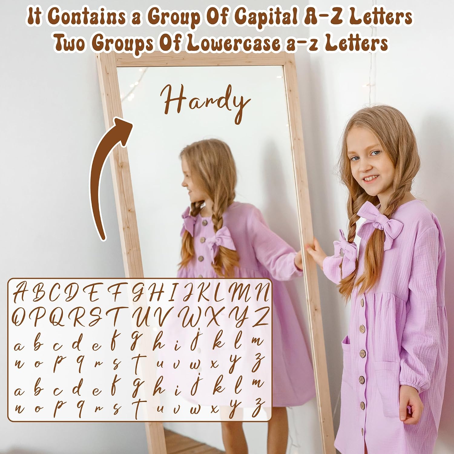 Custom Name Backdrop Sticker for Party Event Custom Decal for Balloon Arch / Brown Diy Name
