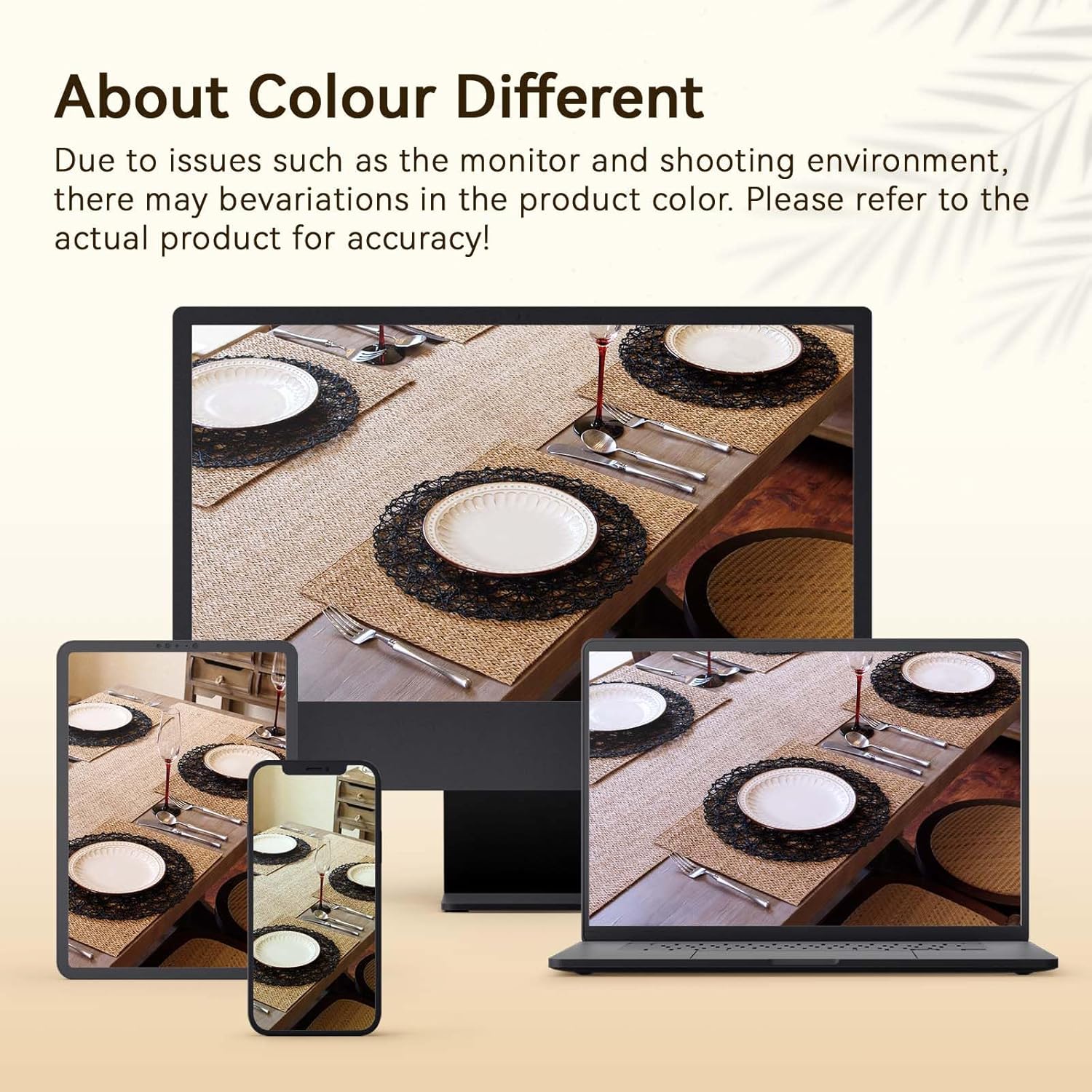 AHHFSMEI Paper Braided Round Placemats Set of 12 Natural Non-Slip Heat Resistant Table Mats for Dining Tables Woven