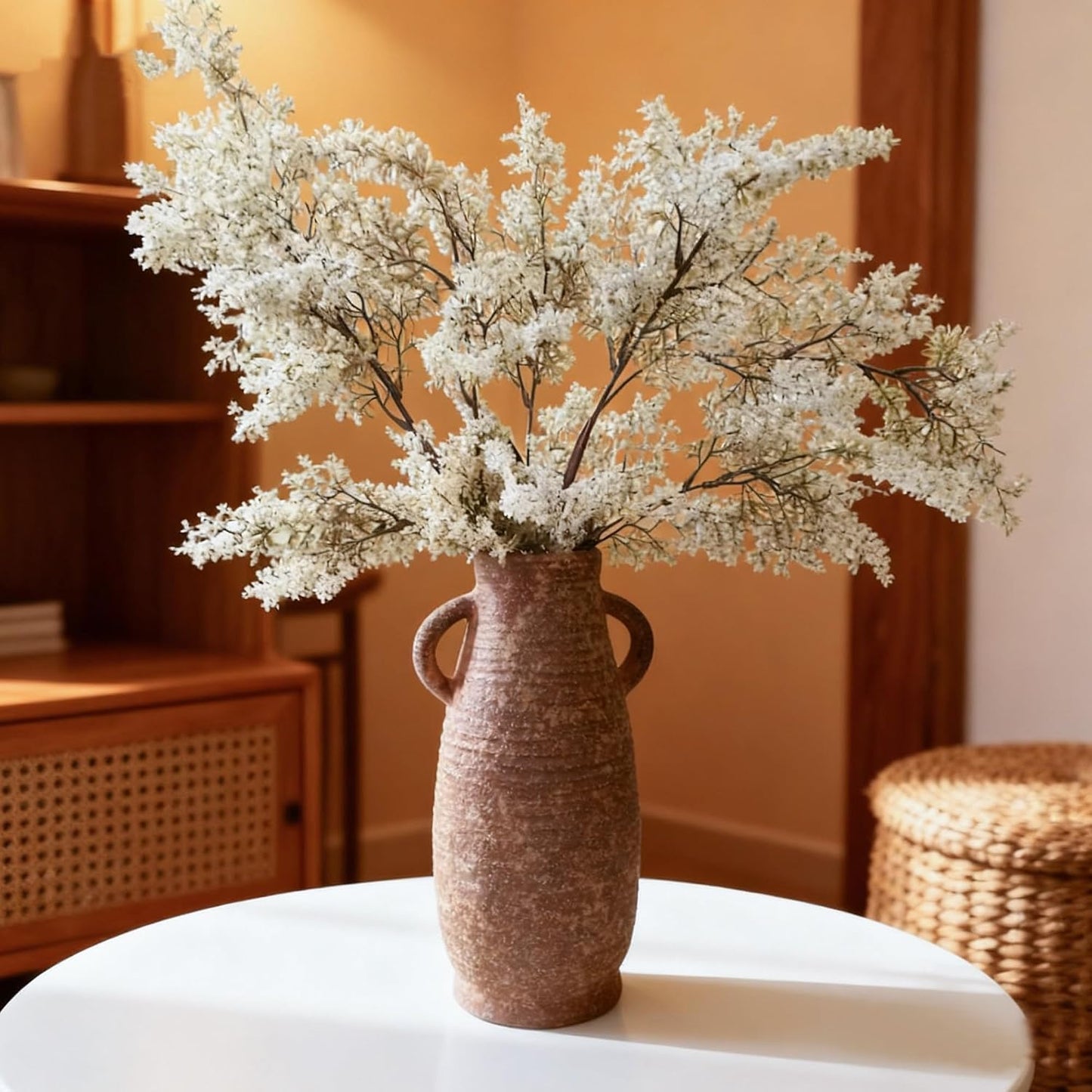 Ceramic Rustic Vase / 203-2-12in / 12.3 Inch