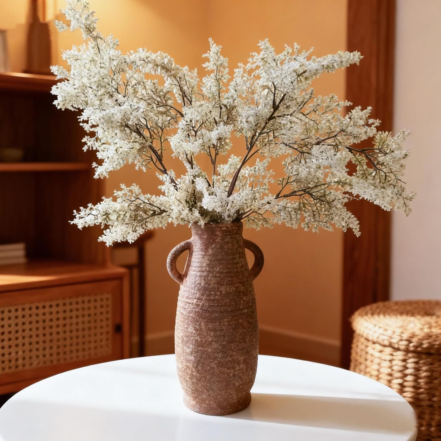 Ceramic Rustic Vase / 203-2-12in / 12.3 Inch