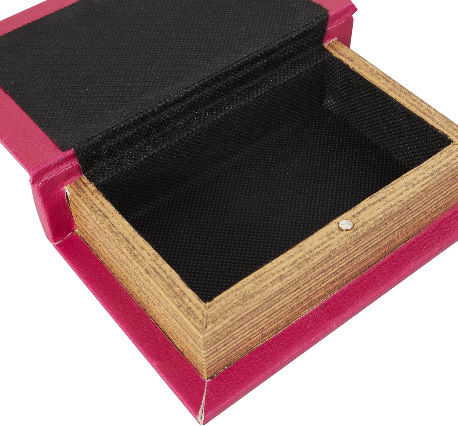 Wooden Decorative Box "Ooh La La" Faux Storage Book Decorative / Red / 12", 9", 6"H / Set of 3