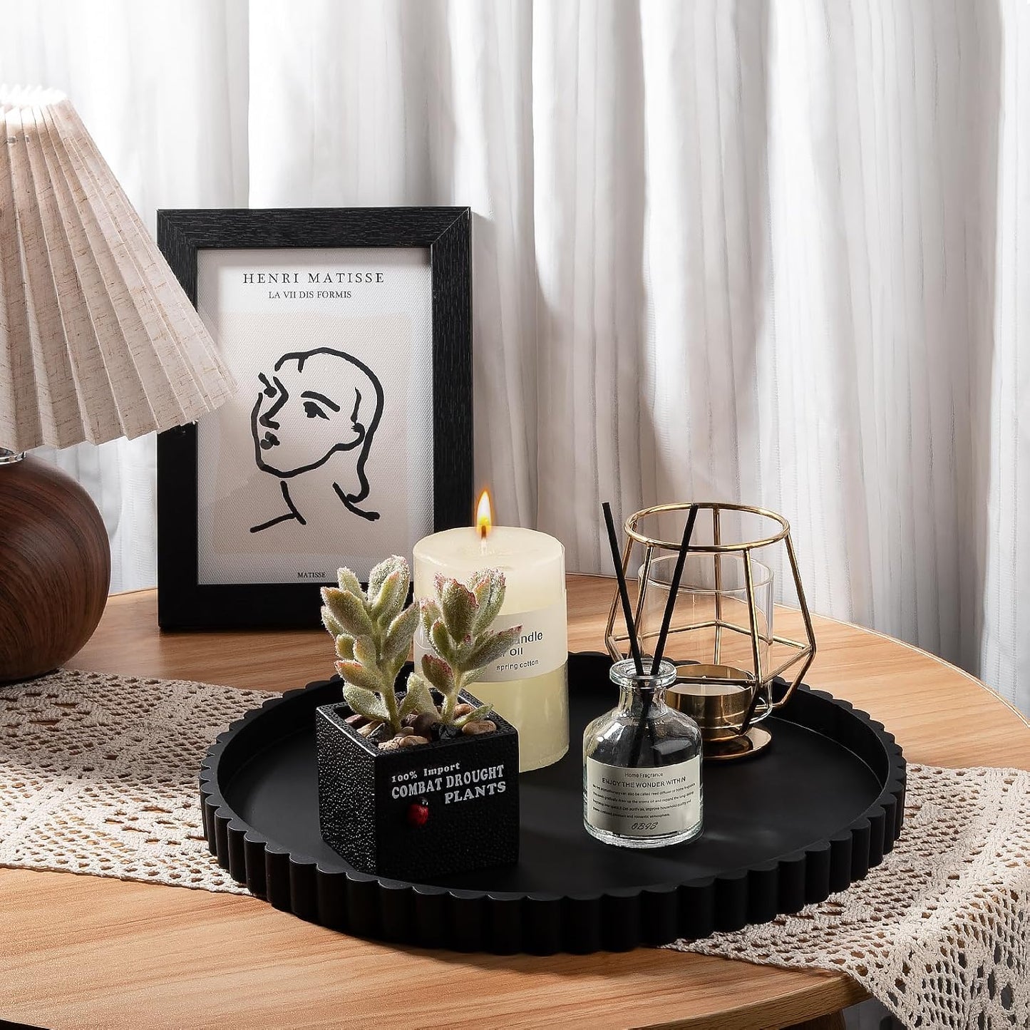 Candle / Black / Set of 12