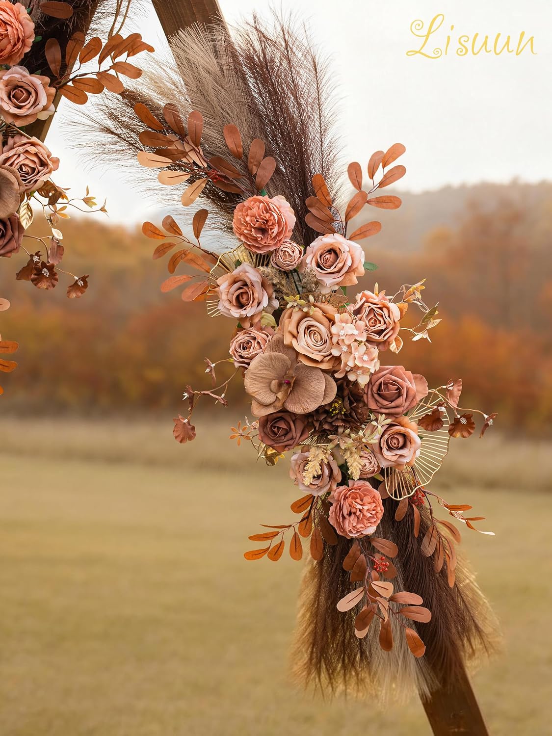 Artificial Flowers for Decoration / Light Coffee&dark Coffee