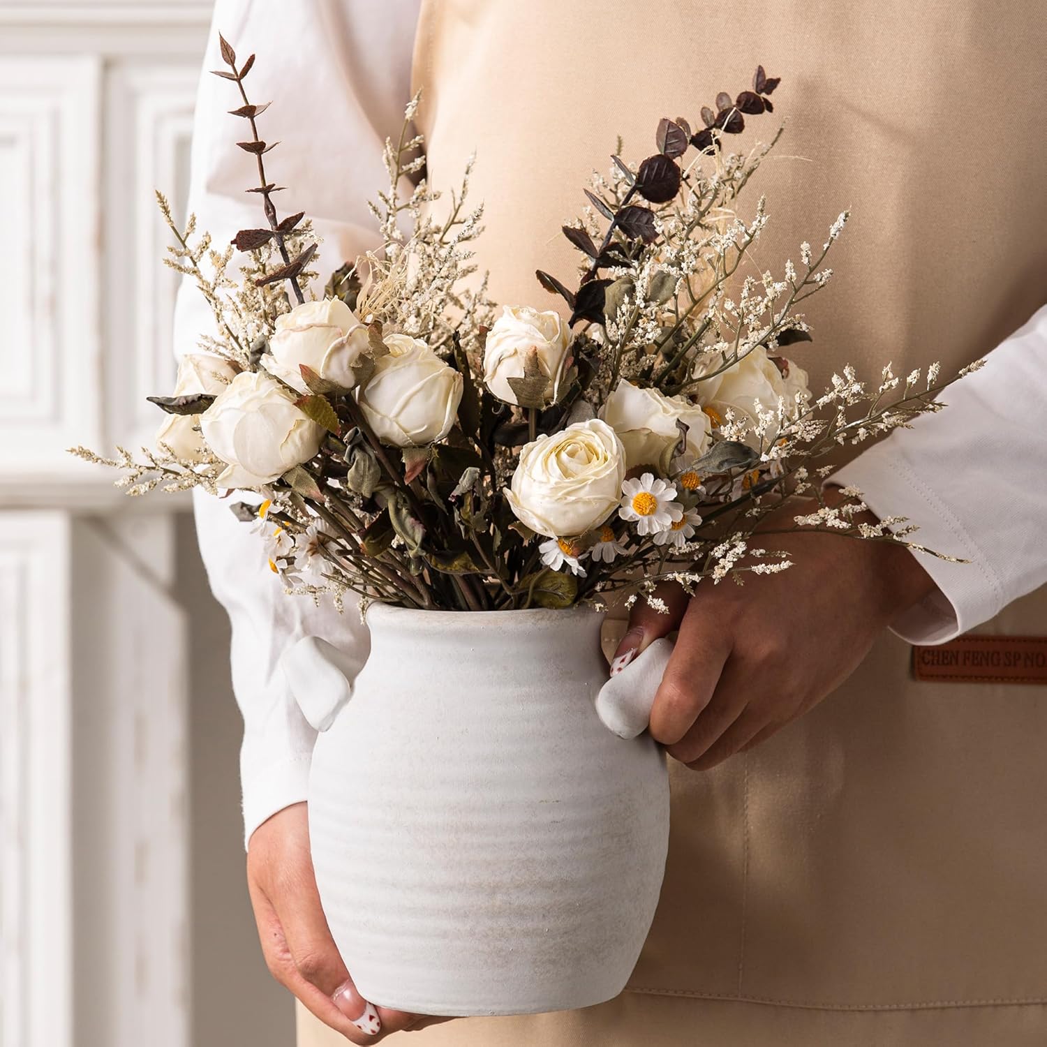 Farmhouse Table Vases / 6" Rustic