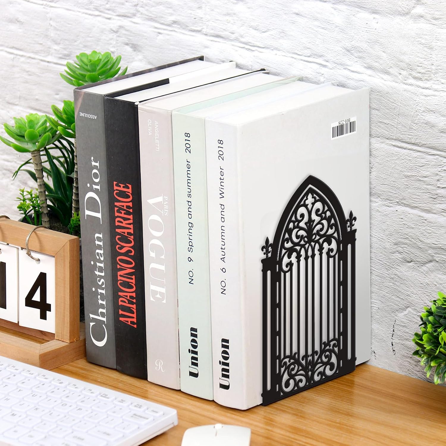 Gothic Vintage Metal Bookends Fantasy Book Ends / Classic
