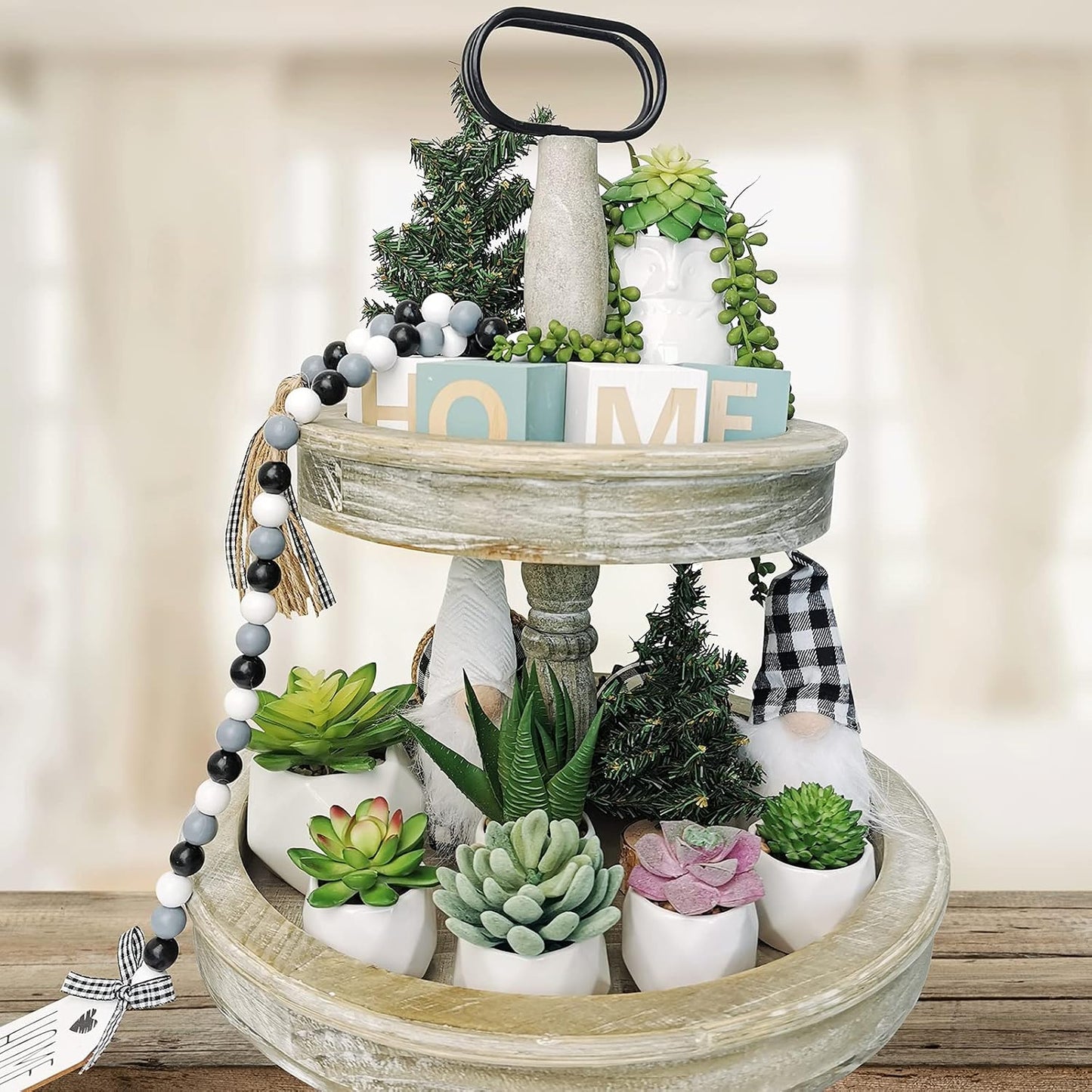 Bulk Artificial Succulents Plants Unpotted Small Aloe Hanging String of Pearls / Green / Set of 22