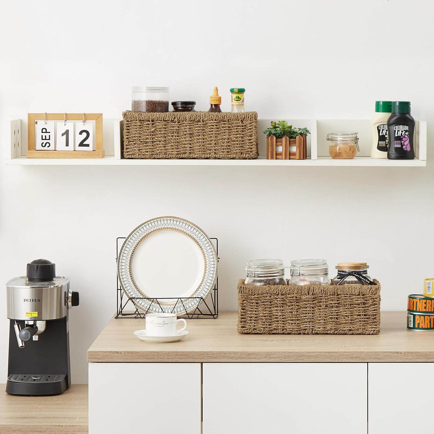 Wicker Storage Basket / Sea Grass