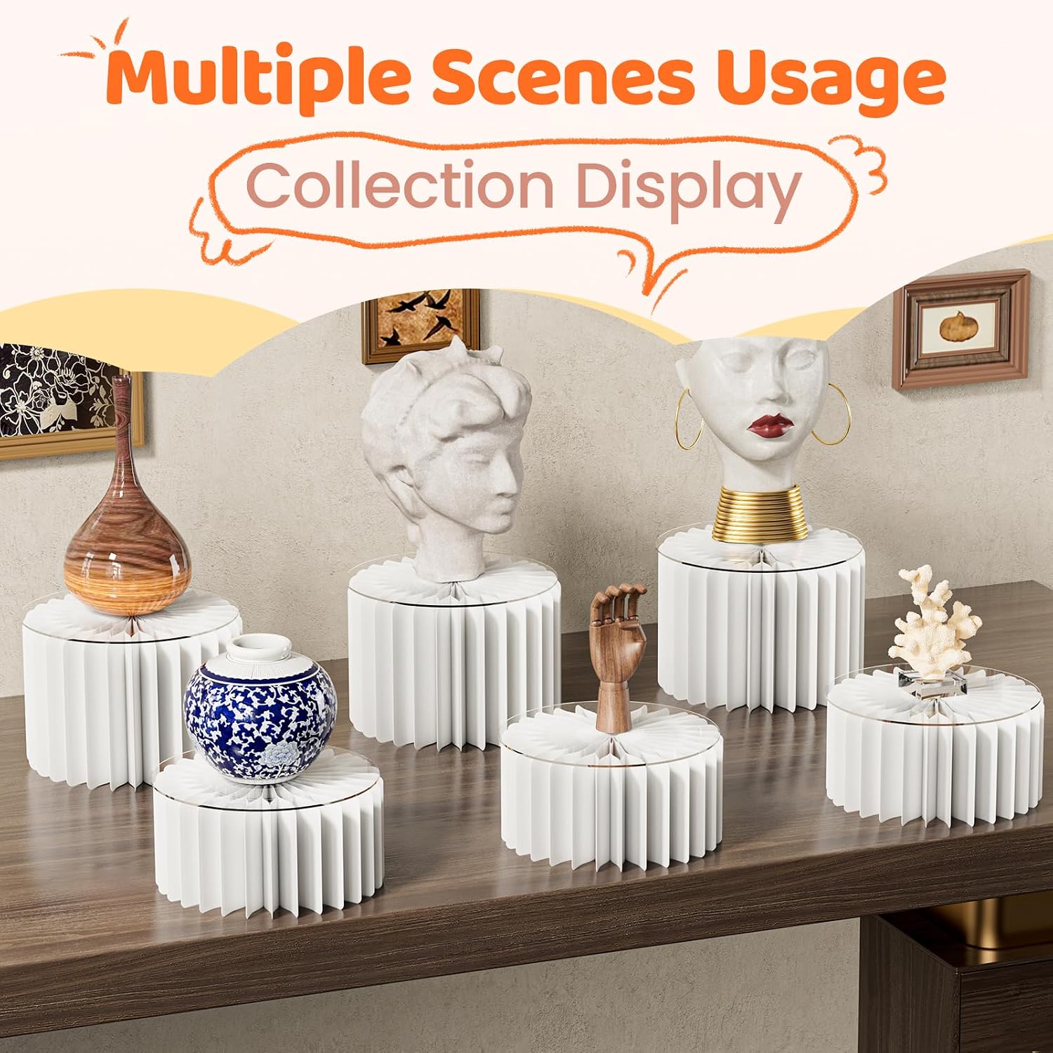 Dessert Table Display Set / White* / Set of 4