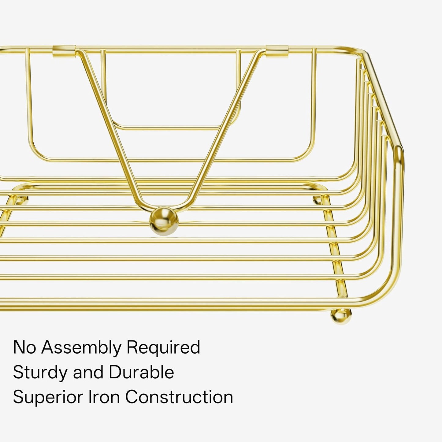 Dinner Metal Flat Napkin Holders for Paper Napkins / Gold / Luncheon
