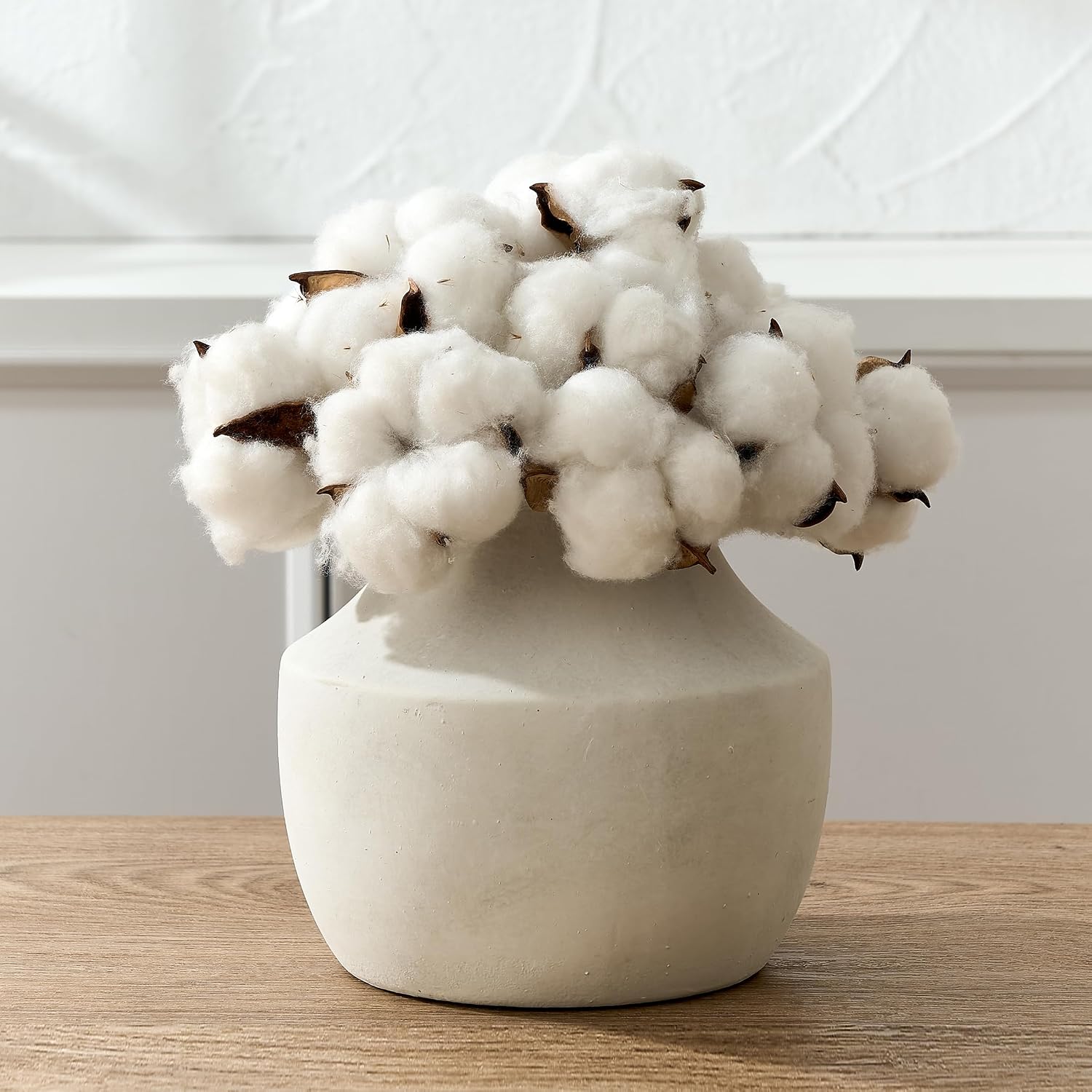 Pottery Farmhouse Rustic Vase / 106-kiln-fired White / 5.39 Inch
