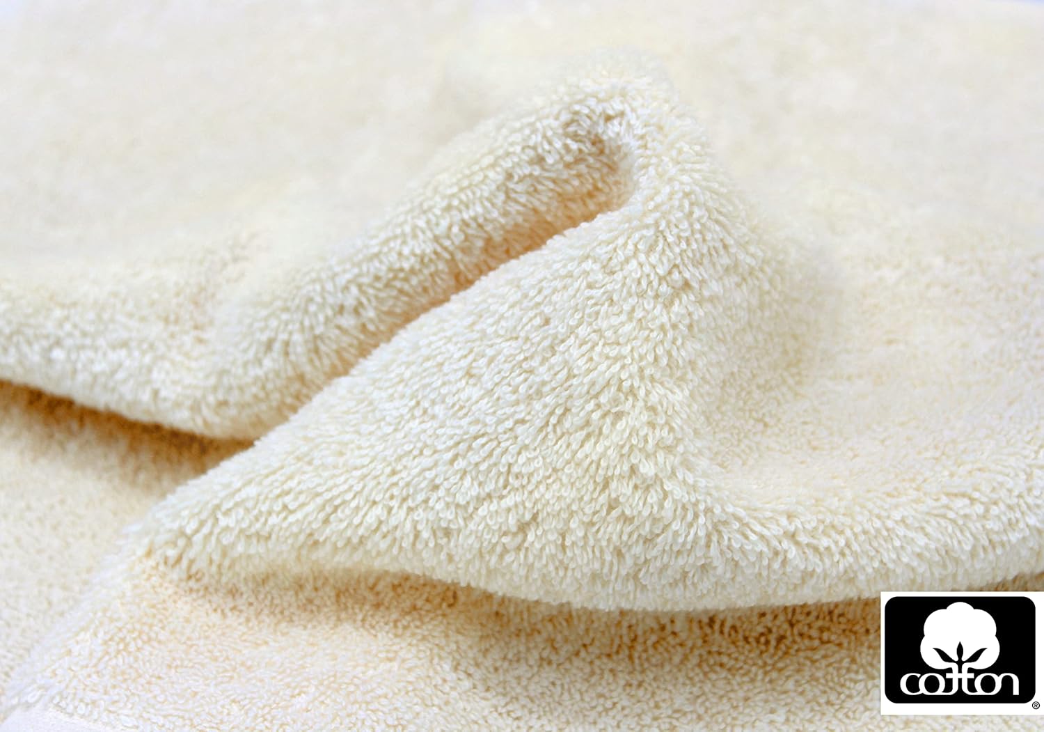 COTTON CRAFT Ultra Soft Bath Towels - 4 Pack 100% Cotton Large 30x54 inches | Oversized 580 GSM Absorbent Ivory Bath