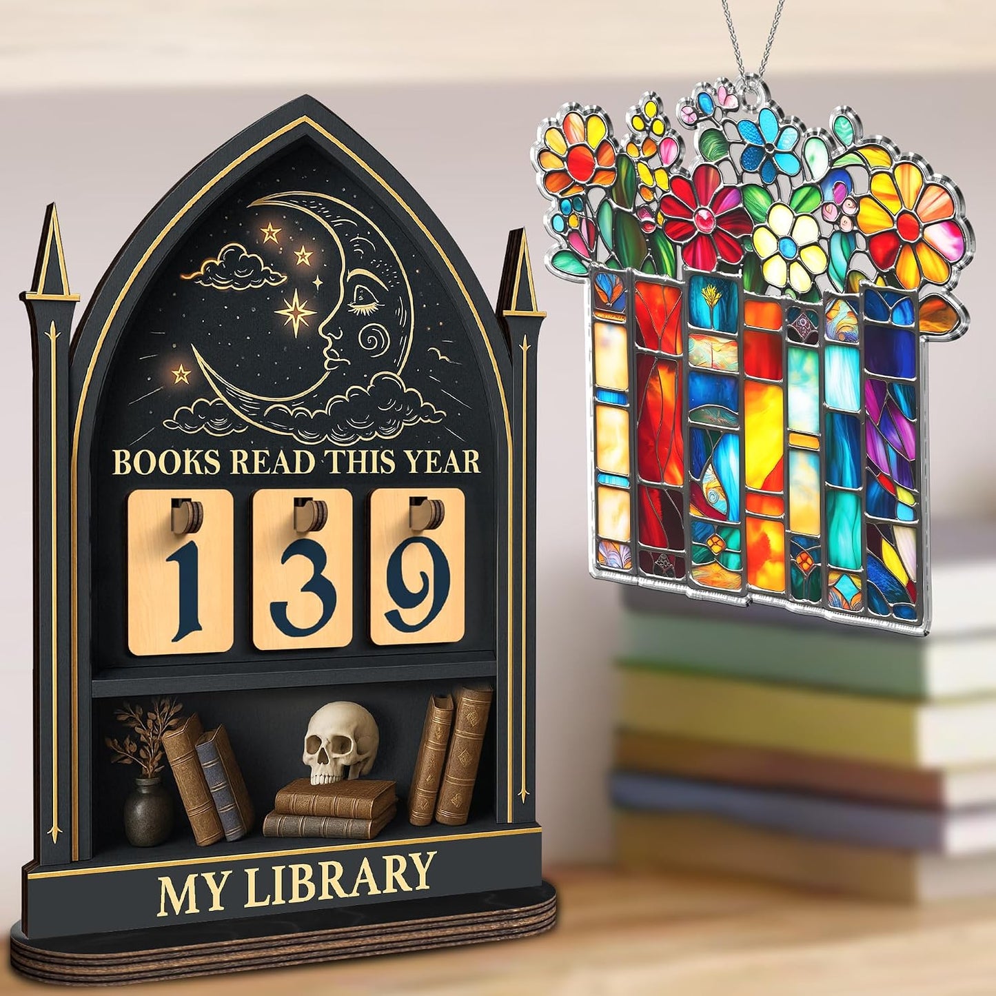 Fantasy Book Tracker Sign / Book Tracker 1