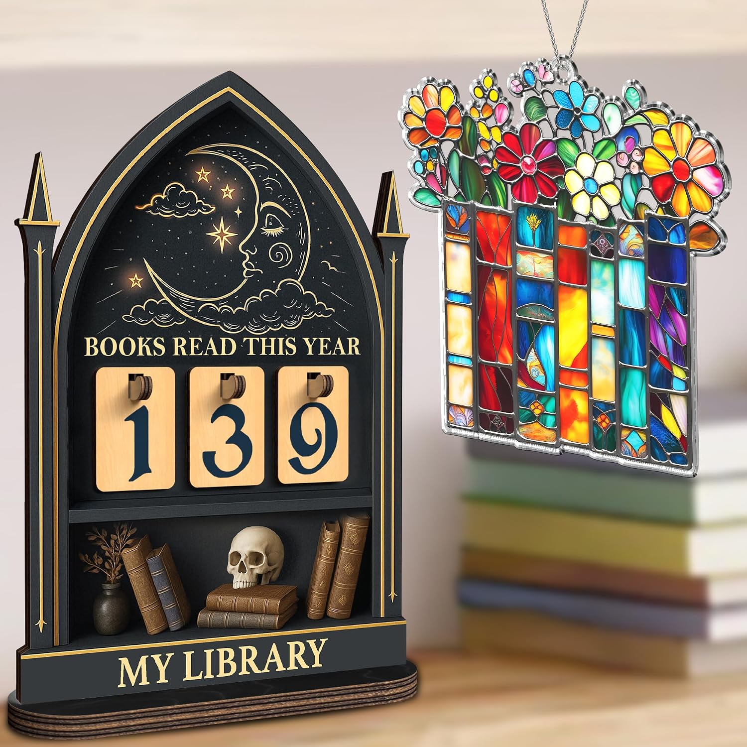 Fantasy Book Tracker Sign / Book Tracker 1