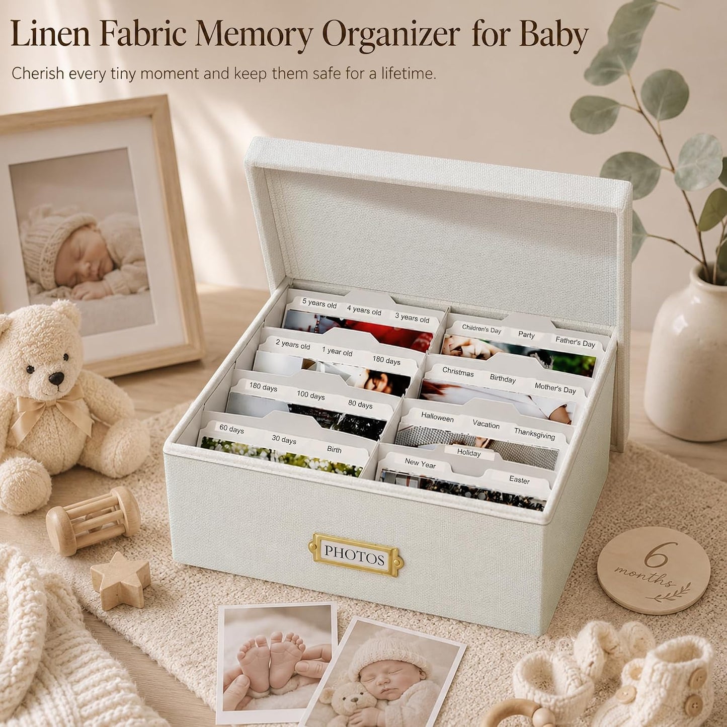 Large Capacity Organizer Box / Beige