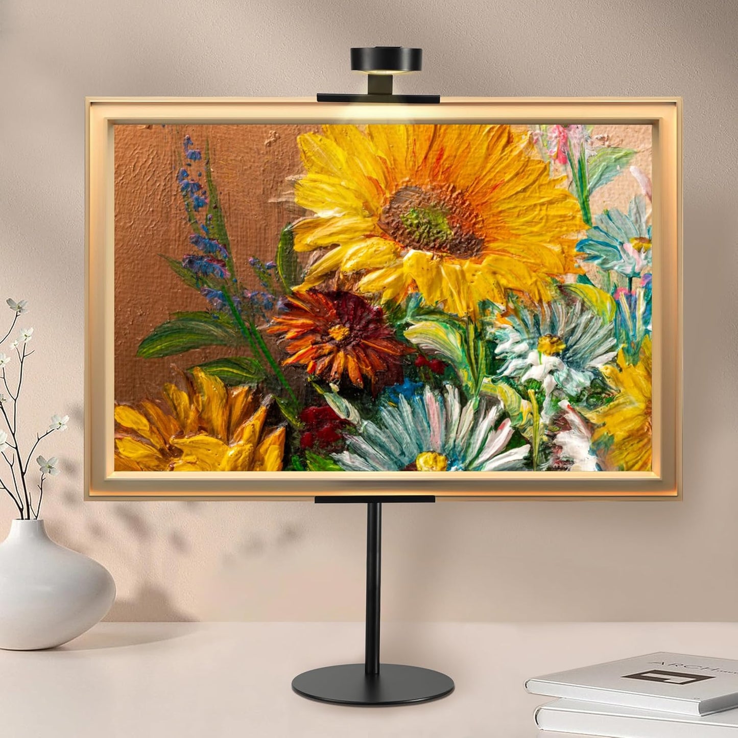 Holds Picture Frames up / Black / 30 Inch / Set of 2