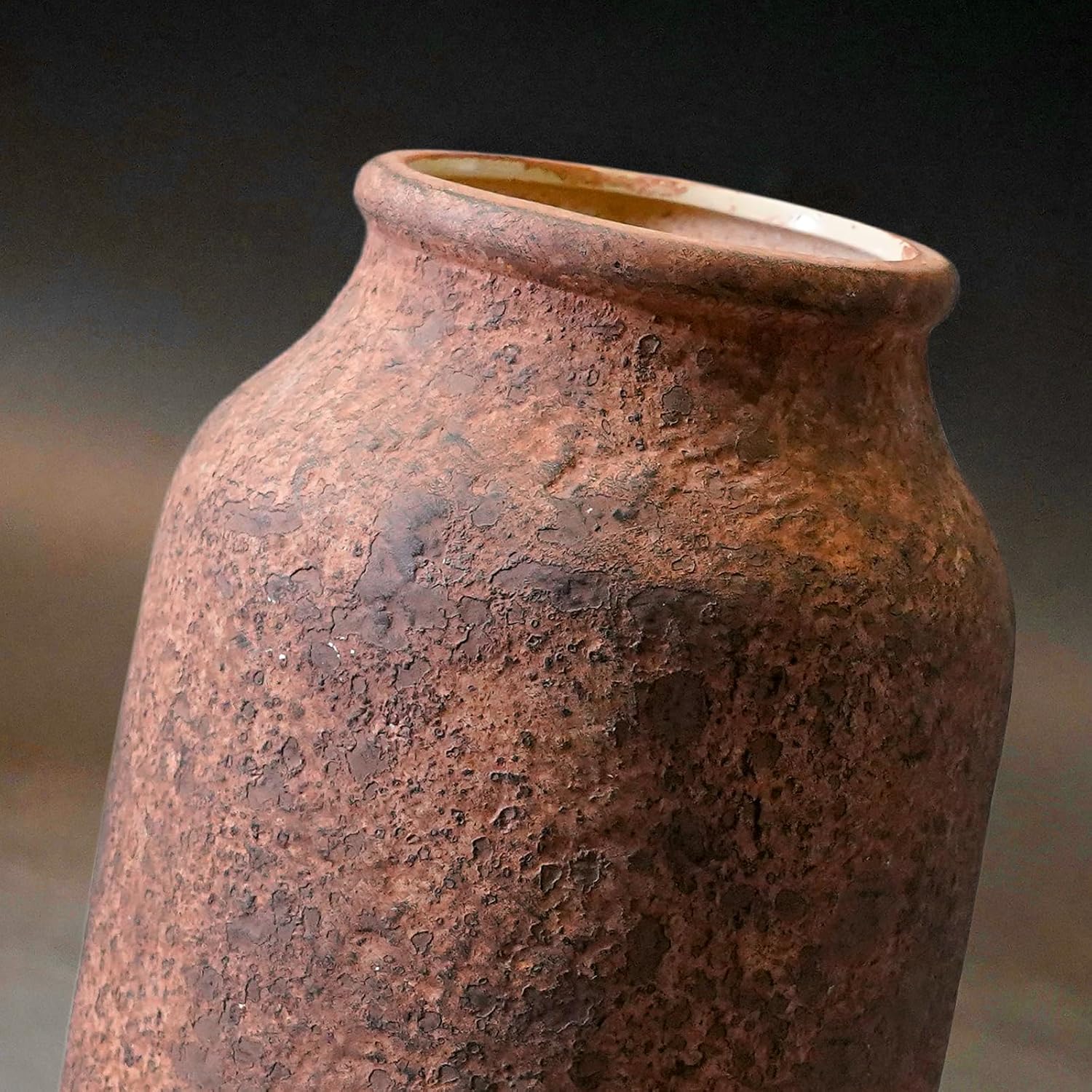 Terracotta Farmhouse Vase / 9 Inch