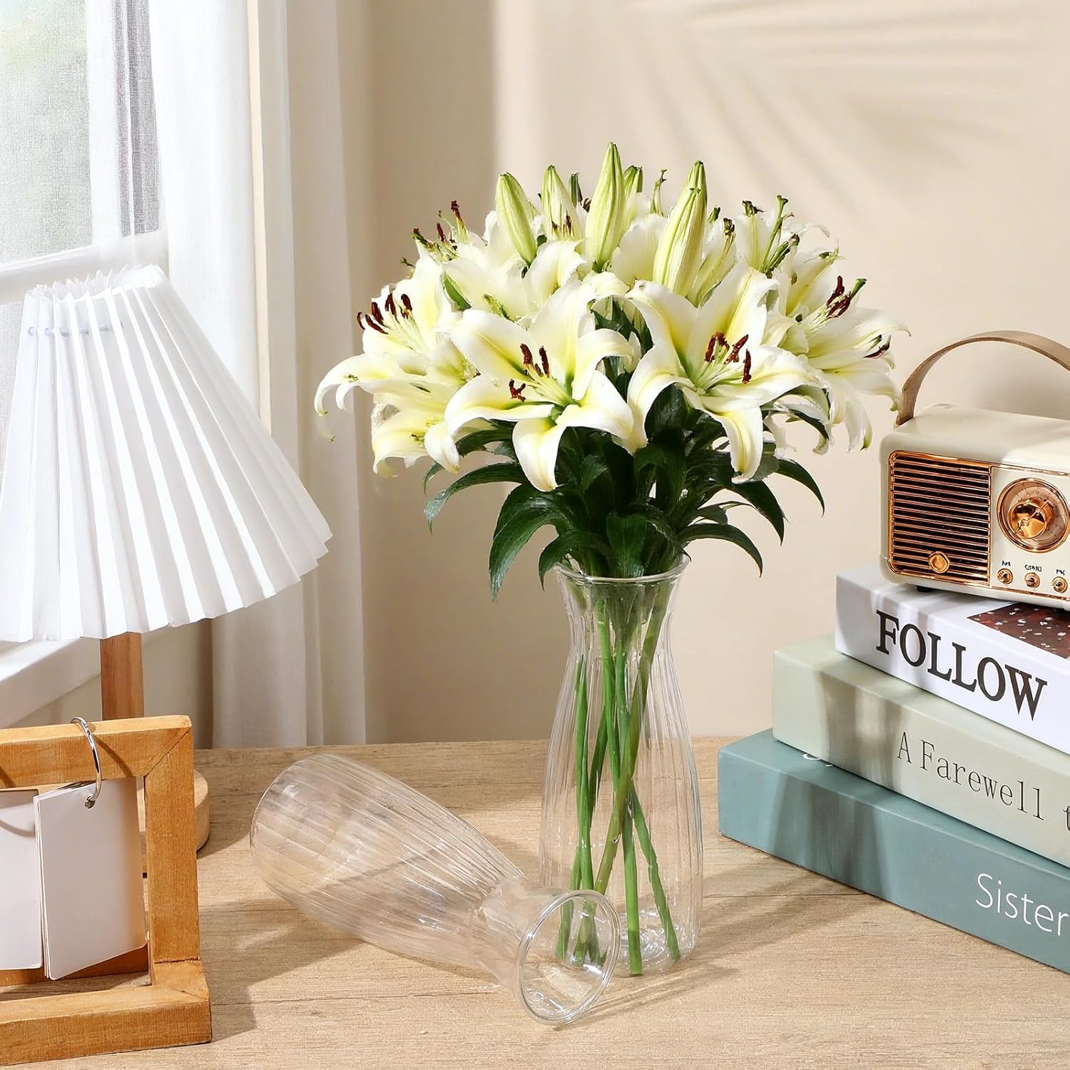 Plastic Bud Vases Bulk Small Plastic Vases / Clear / Set of 12