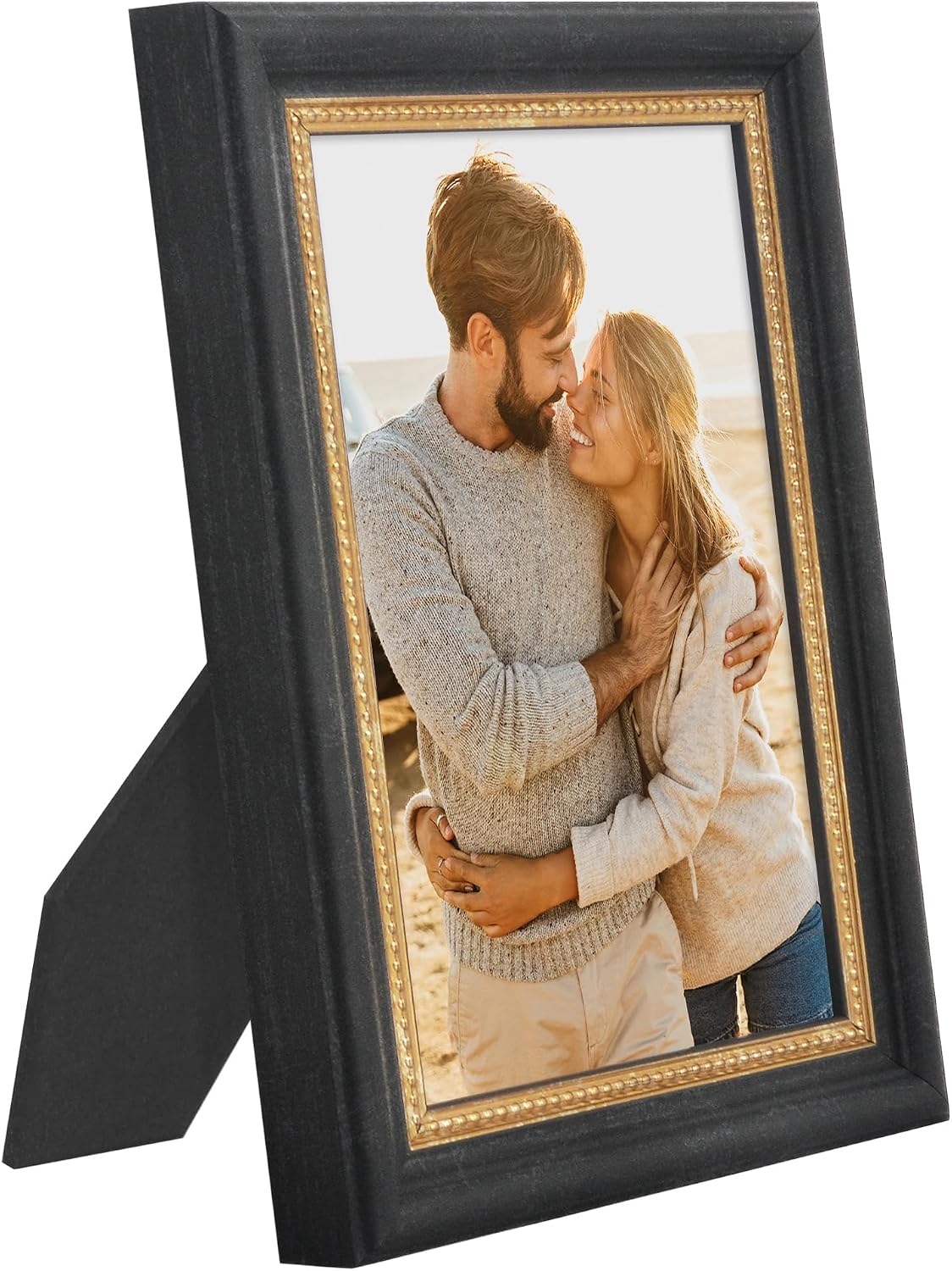 Vintage Frames / Picture Frame / Vintage Frame / 4 x 6 / Black Gold