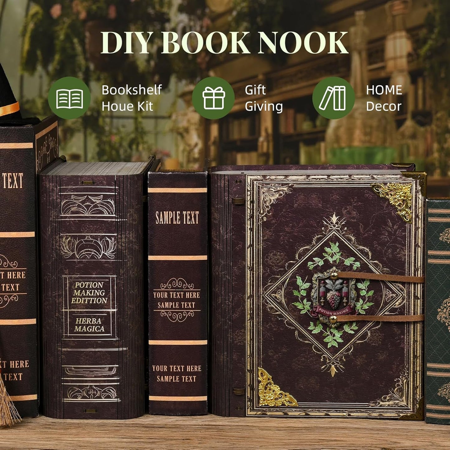 Book Nook Kit / Potion-making Edition