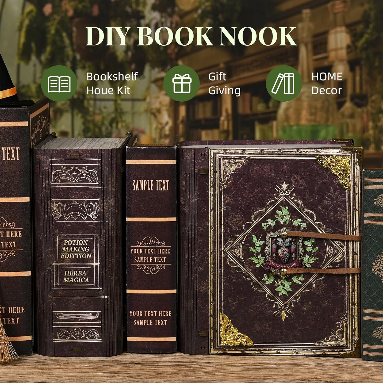 Book Nook Kit / Potion-making Edition