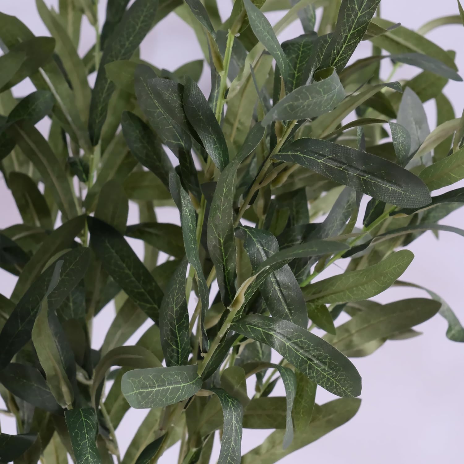 Tall Faux Greenery Branches Stems Fake Olive Branches Artificial Plants / Green / 36 Inch / Set of 4