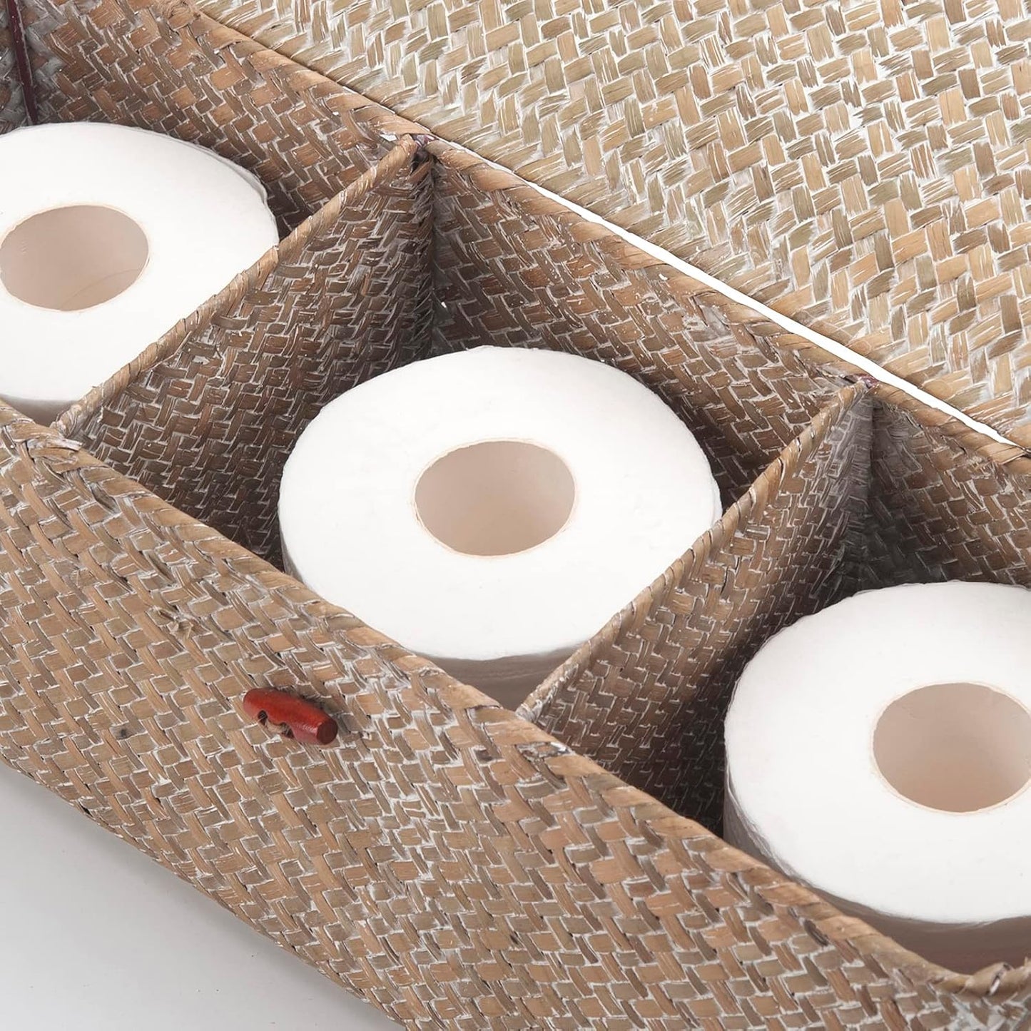 Seagrass Tank Basket / Whitewash