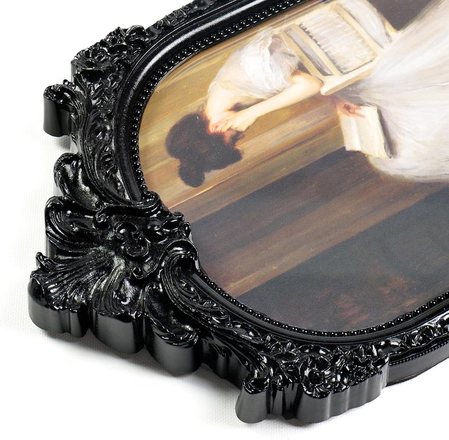 Black Picture Frame Vintage Frames / Black Arch / 8 x 10