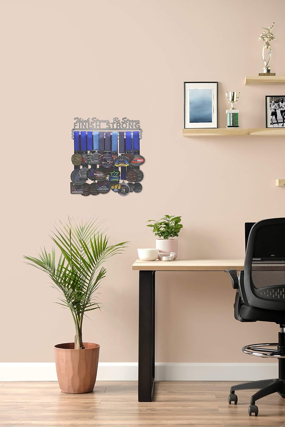 Allied Medal Hangers - Think Strong, Be Strong, Finish Strong - Multiple Variations Offered - Medal Award Holder