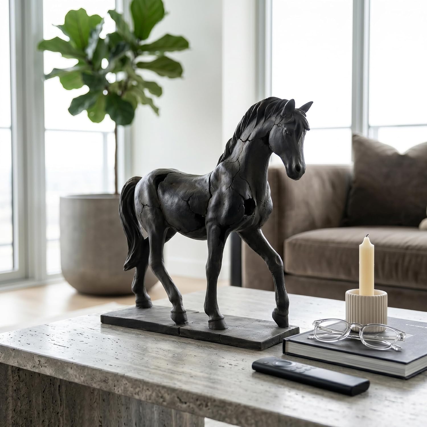 Polyresin Horse Sculpture Statue