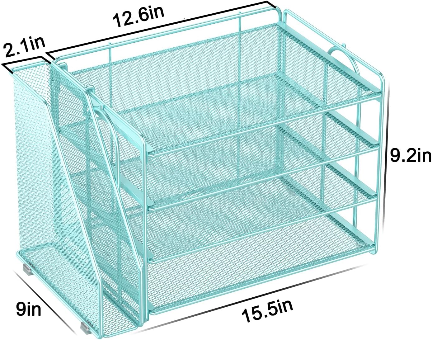 Spacrea Desk Organizers and Accessories, Paper Organizer for Desk with File organizer, Desk Accessories & Workspace