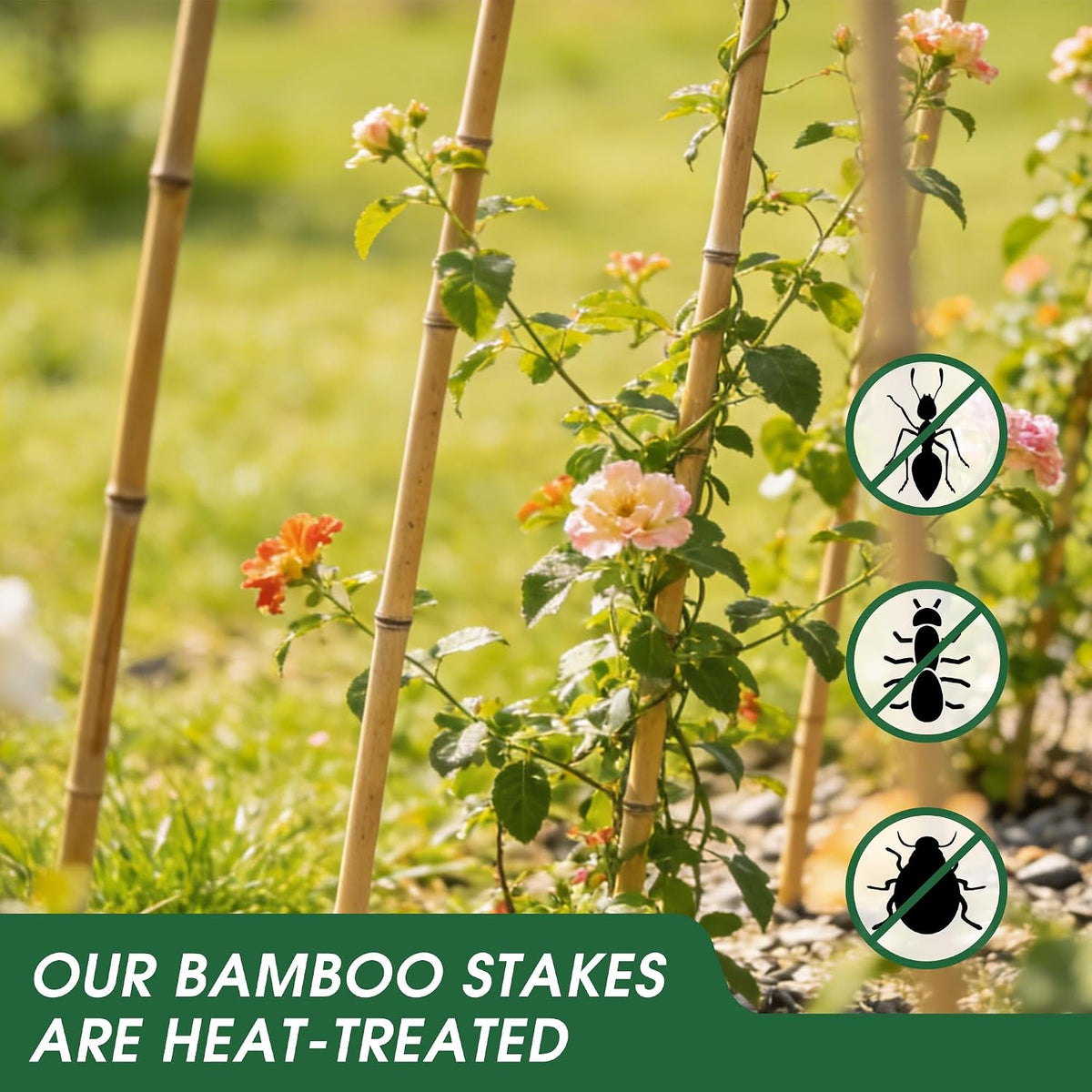 2 Pack 47''x18'' Bamboo Trellis for Climbing Plants Outdoor, Oltara A-Frame Foldable Garden Trellis for Cucumbers
