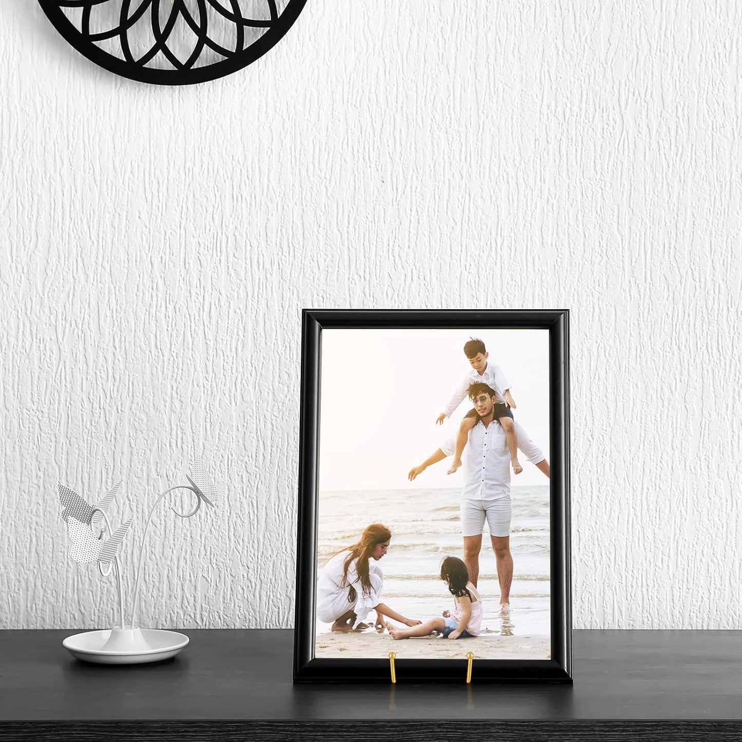 Metal Frame Stand for Picture / Gold / 4 Inch / Set of 5