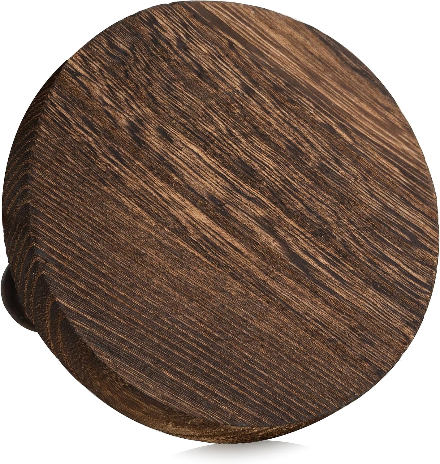 Farmhouse Wood Riser for Display- Rustic Decor Mini Wooden Pedestal Decorative / Brown / Set of 4