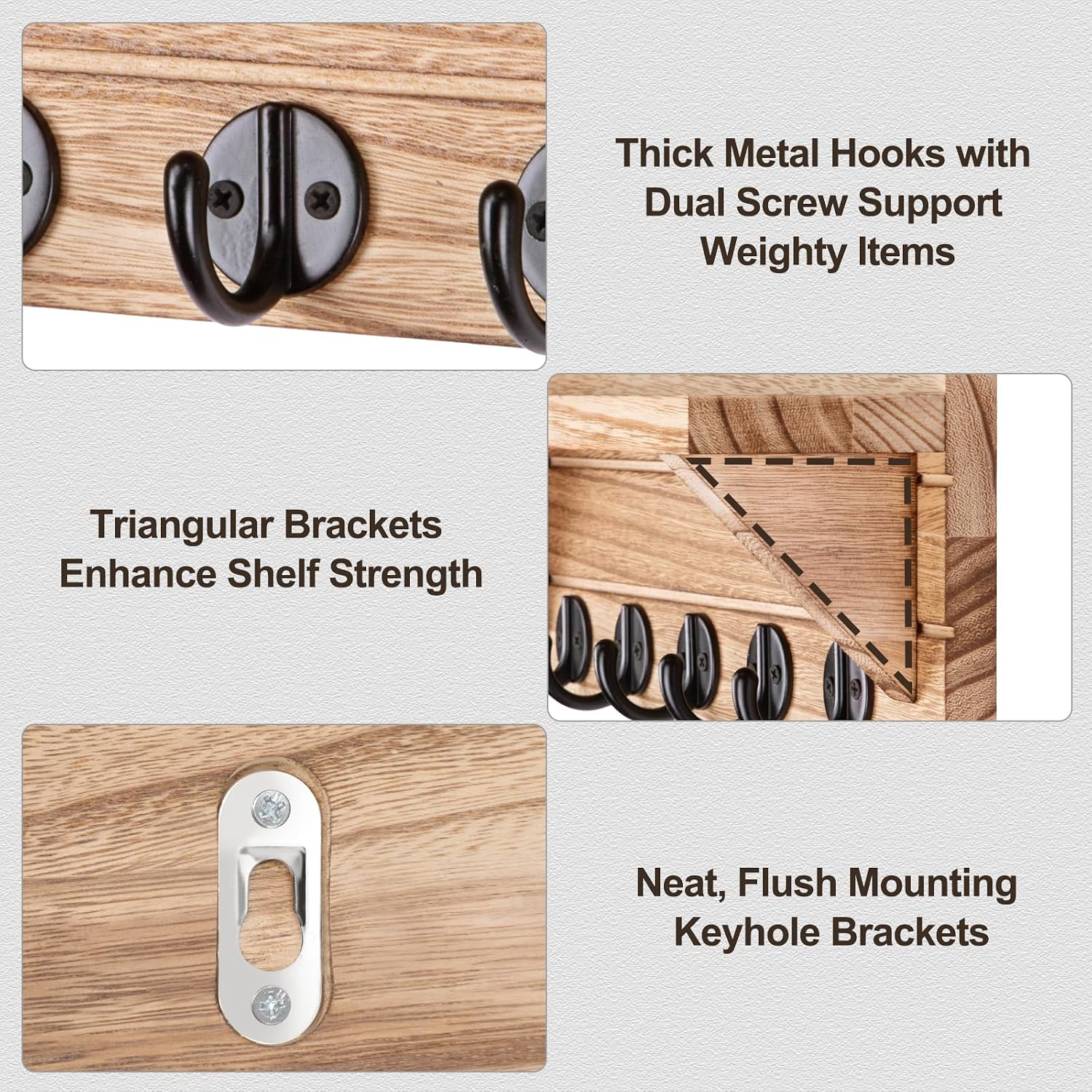 Wall Key Holder / Wood