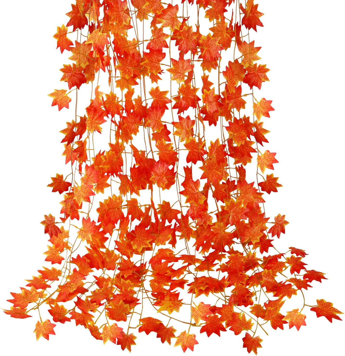 Valery Madelyn 6ft Fall Garland for Mantle with Pumpkins