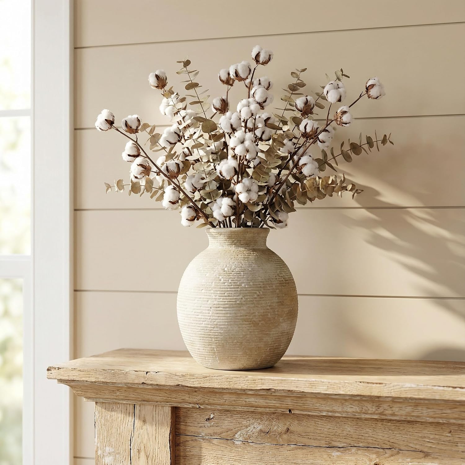 Ceramic Flower Vase / Retro and Rustic-7.4