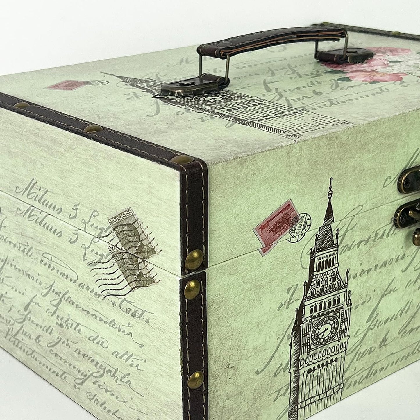 Small Wooden Decorative Storage Box / Tower
