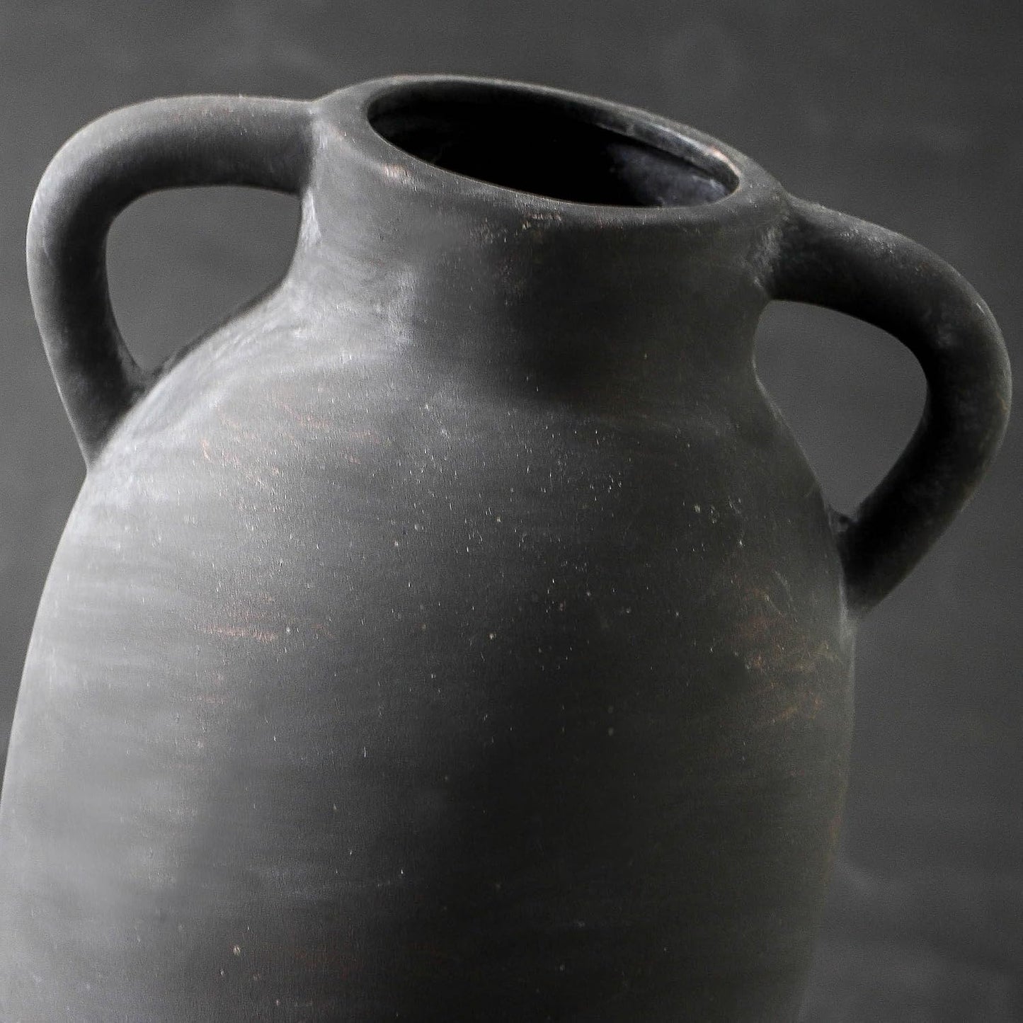 Ceramic Rustic Vase / 110-3-9.6in / 9.6 Inch