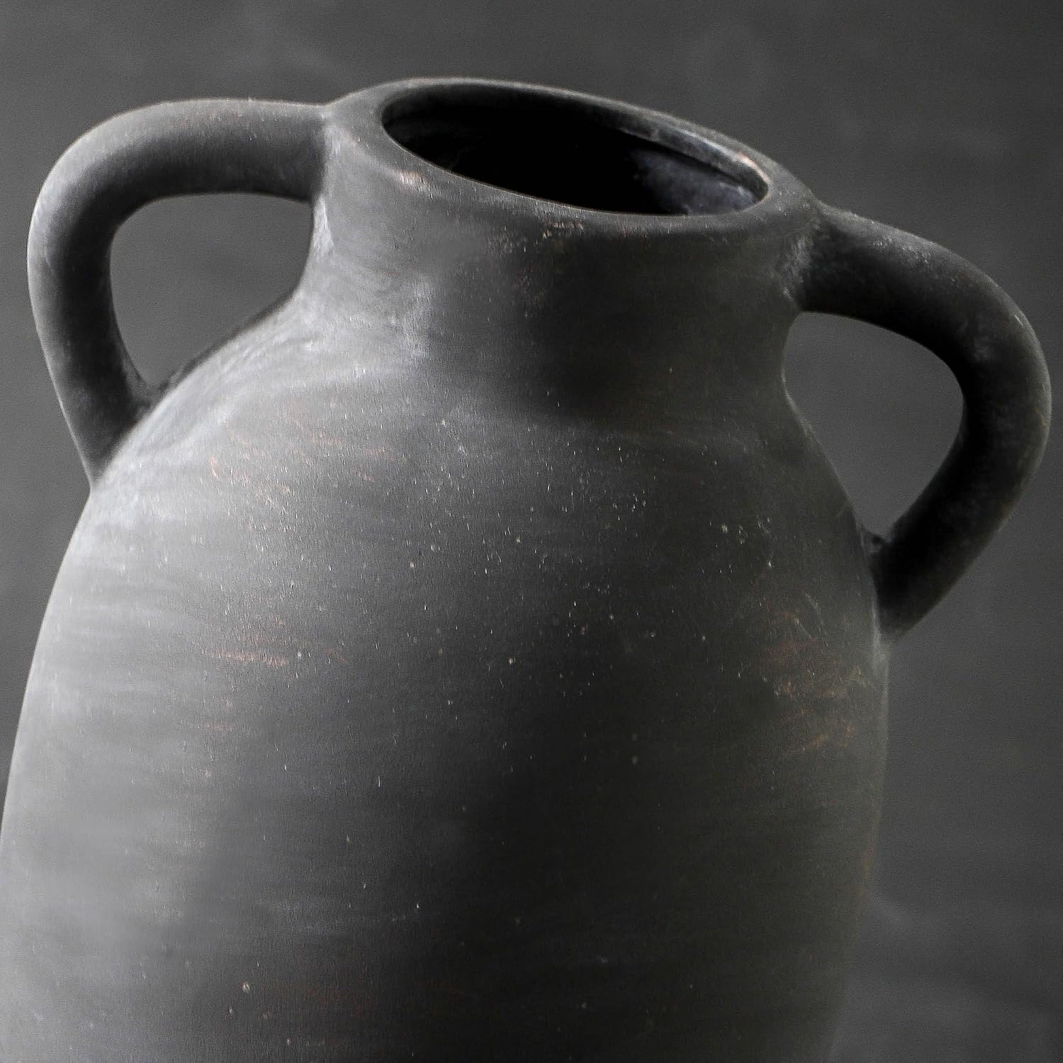 Ceramic Rustic Vase / 110-3-9.6in / 9.6 Inch