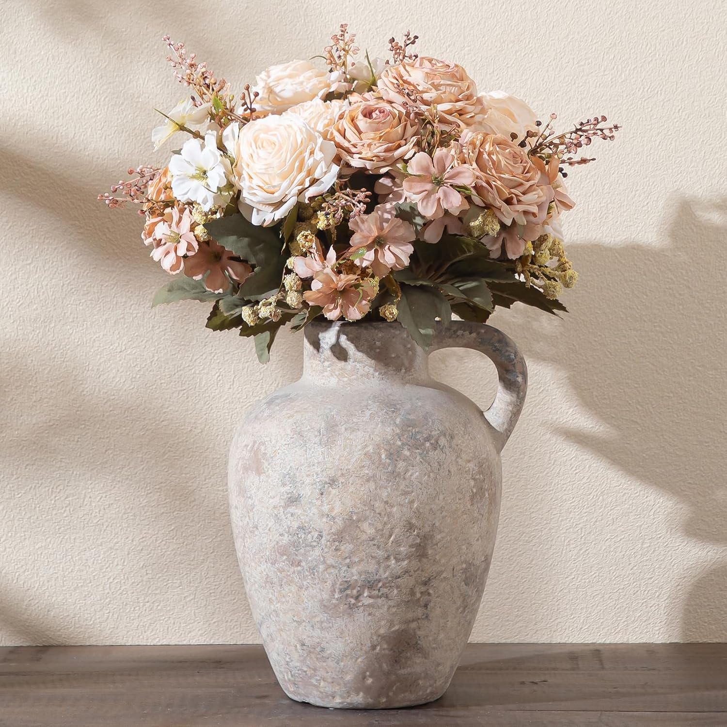 8.85" Handmade Ceramic Vase / Farmhouse-8.85in-3