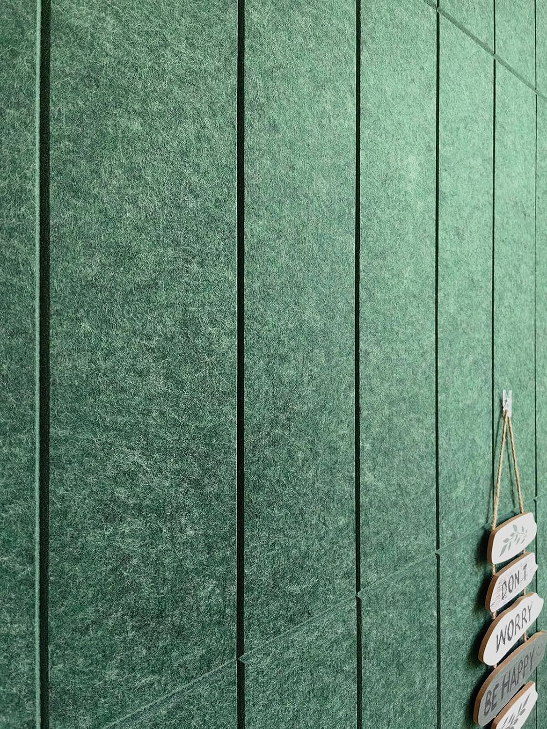 Shiplap Felt Wall Panels for Interior Wall Decor, Accent Wall Paneling for Bedroom Living Room & Office, Peel and