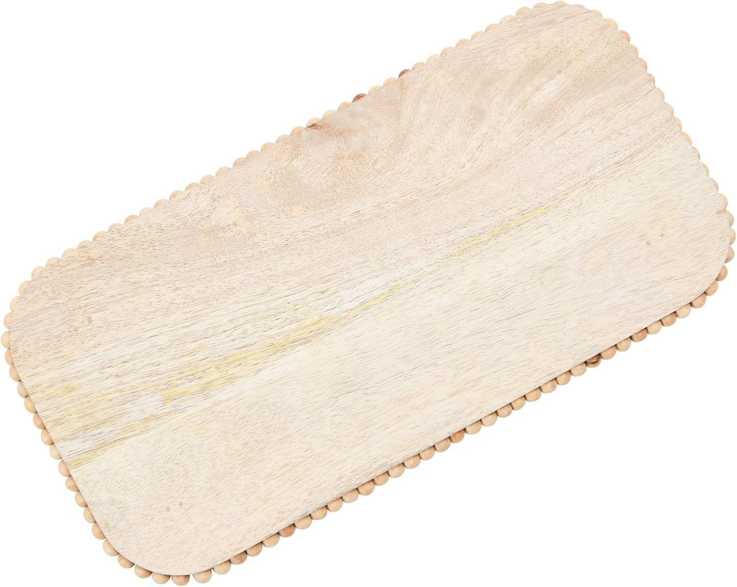 Modern Footed Serving Tray/Decorative Wood Pedestal for Dessert Table / Natural