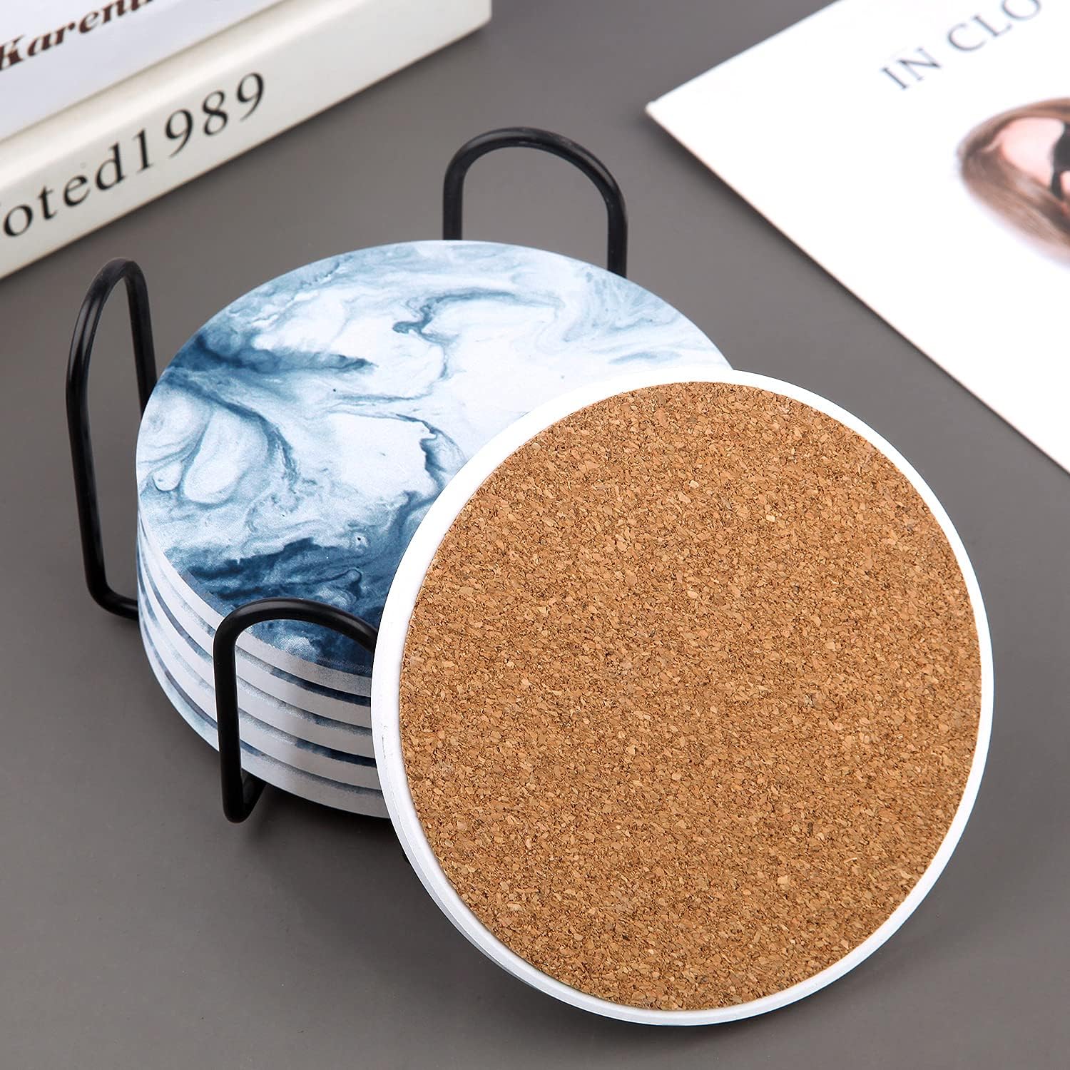 Metal Holder Stand / Blue